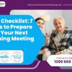 NDIS Checklist Next Planning Meeting